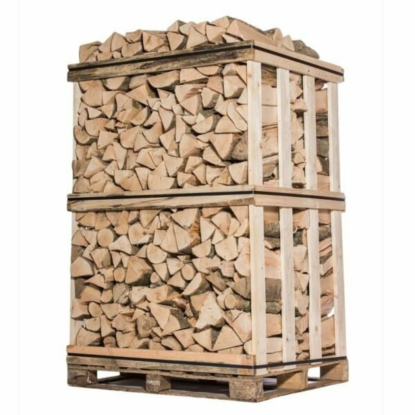 1 m, 2 st. Extra droge beukenhouten blokken voor efficiënte verwarming