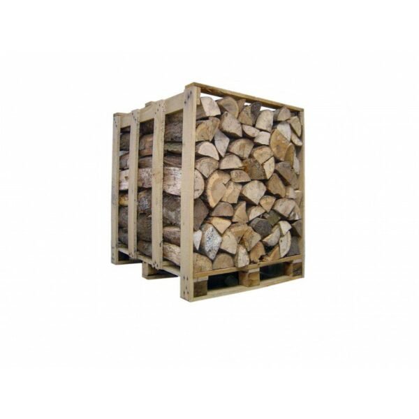Pallet met 1 brandhoutdroger (Beuken, Eiken Mix) 33 cm – klaar voor gebruik