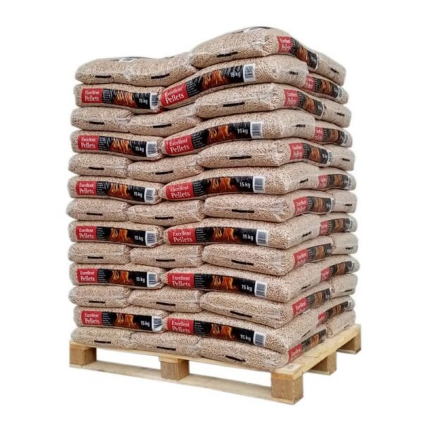 Pellet Excellent Pellets - Pallet van 65 x 15 kg zakken