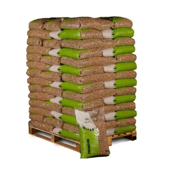 Beukenhoutpellets, 60 zakken x 15kg