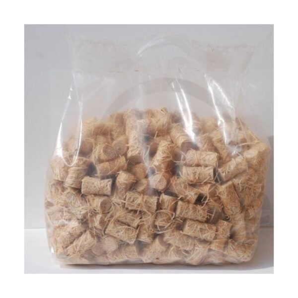 Aanmaakblokjeszak van 100% natuurlijke houtwol, 12,5 kg (950 stuks)